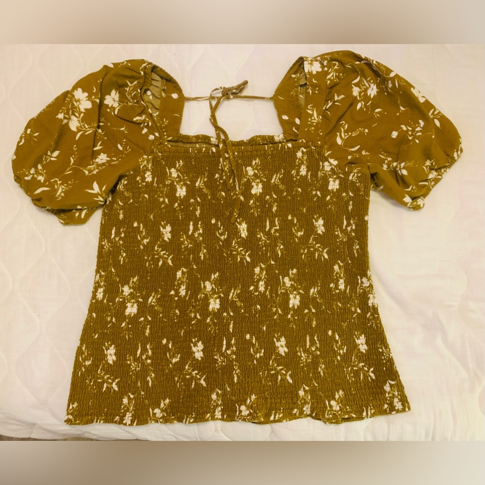 Ava And Viv Plus Size Summer Top Floral Print Stretchy Size 1X